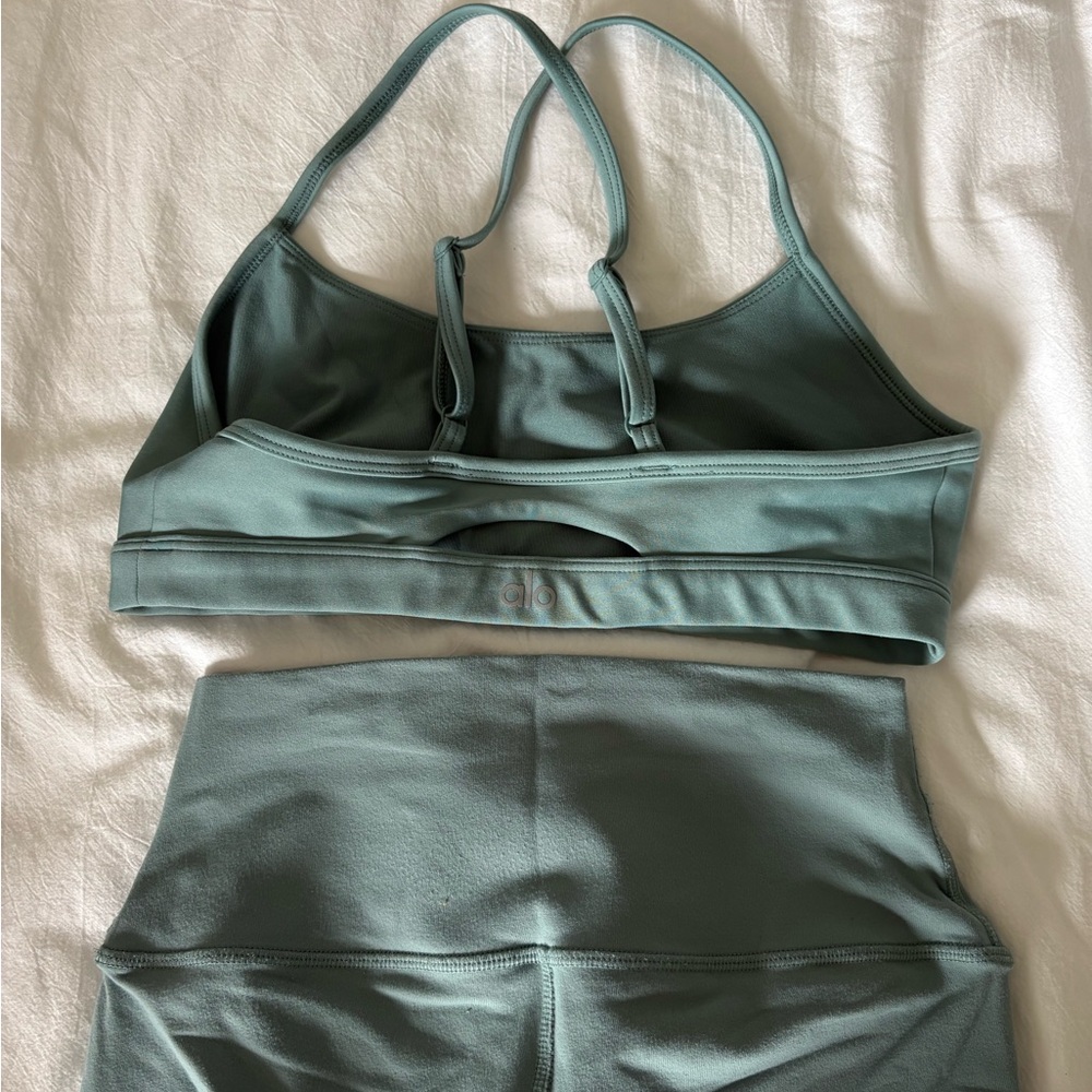 ALO Yoga Sage Sports Bra and Leggings Set